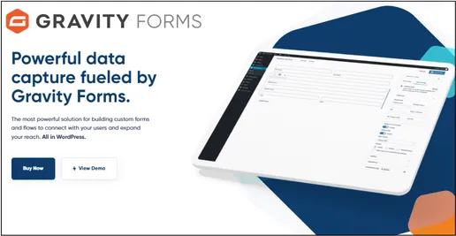 Gravity Forms - best contact form plugins