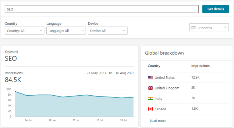 How to Use Bing Keyword Research tool ( A Step by Step Guide) - Tech ...