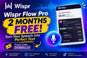 Get Wispr Flow Pro Free for 2 Months (AI Voice to Text)