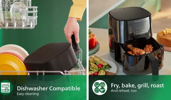 beautiful air fryer half chicken